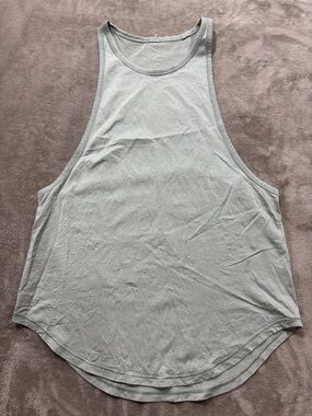 lululemon athletica Light Gray Scoop Tank